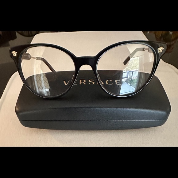 VERSACE 51mm Round Optical Glasses   BRAND NEW NEVER WORN BUT TAG OFF - Picture 6 of 7